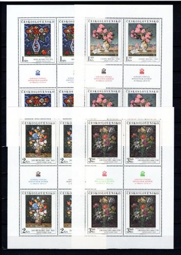 Tschechoslowakei Kleinbögen MiNr. 2351-2354 postfrisch Kunst