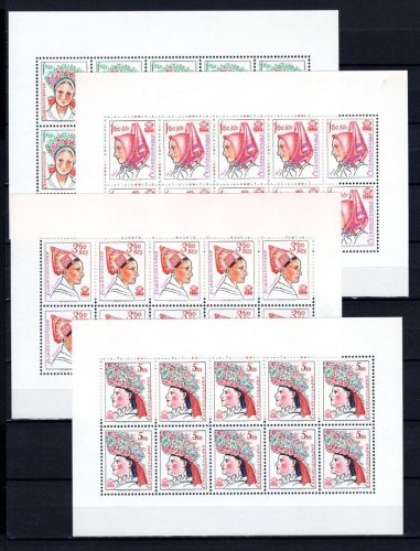Tschechoslowakei Kleinbögen I MiNr. 2387-90 postfrisch