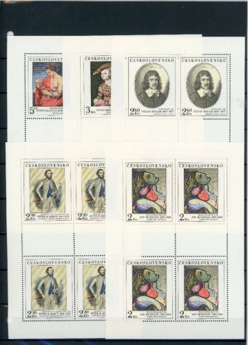 Tschechoslowakei Kleinbögen MiNr. 2413-2417 postfrisch Kunst