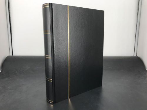 Leuchtturm Einsteckbuch Schwarz DIN A4 30 Blätter 60 schwarze Seiten Neu