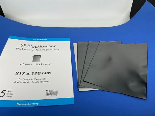 Hawid Klemmstreifen/ Klemmtaschen Schwarz 217x170 (10Packungen) neuwertig