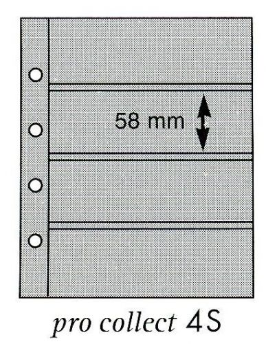Deutsche Post Hüllen Schwarz "pro collect plus" 4S (10er Pack) ungebraucht/ neuwertig
