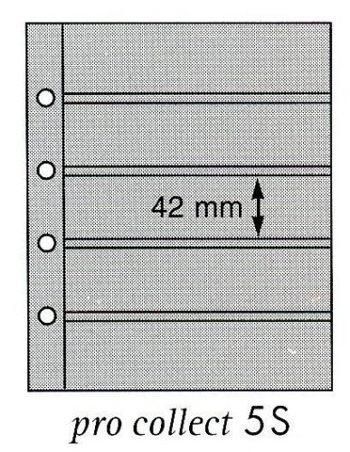Deutsche Post Hüllen Schwarz "pro collect plus" 5S (10er Pack) ungebraucht/ neuwertig