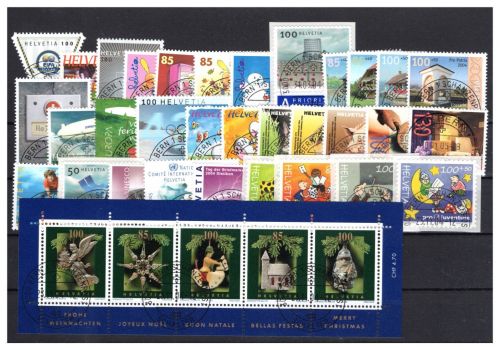 Schweiz Jahrgang 2004 MiNr. 1864-1905 komplett, gestempelt