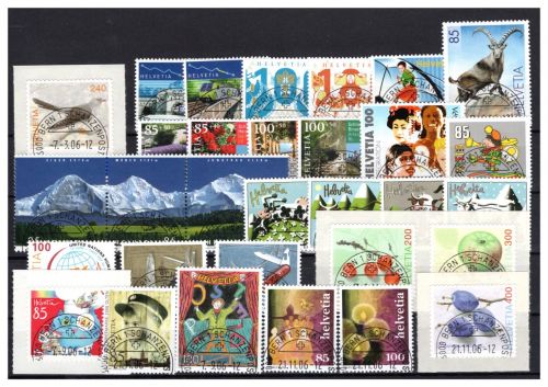 Schweiz Jahrgang 2006 MiNr. 1951-1993 komplett, gestempelt