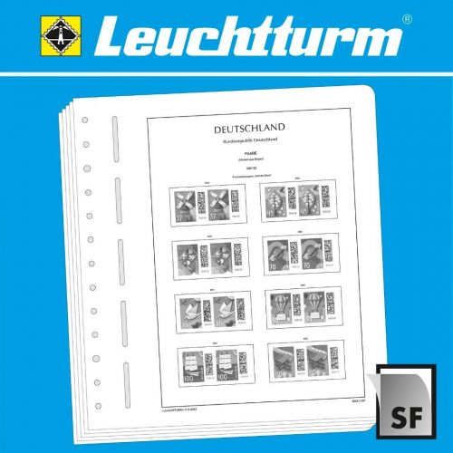 Leuchtturm Bund Waag. Paare Dauermarken 2025 Vordrucke SF 100179 Neuware
