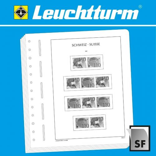 Leuchtturm Schweiz Zusammendrucke 2025 Vordrucke SF 100223 Neuware
