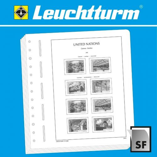 Leuchtturm Uno Genf 2025 Vordrucke SF 100262 Neuware