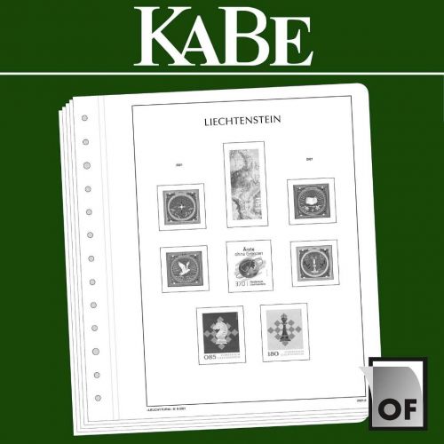 KABE Liechtenstein 2025 Vordrucke OF 100230 Neuware