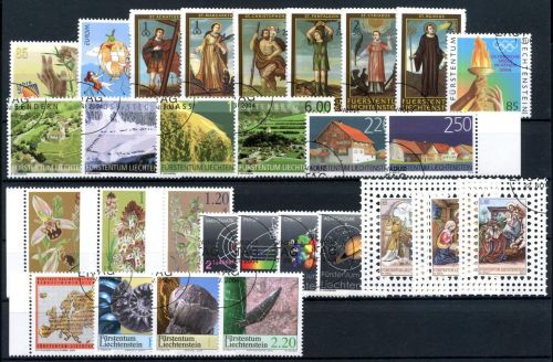Liechtenstein Jahrgang 2004 gestempelt