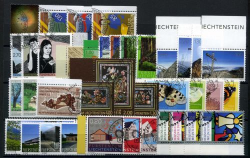 Liechtenstein Jahrgang 2009 gestempelt