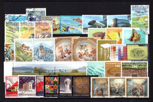 Liechtenstein Jahrgang 2010 gestempelt