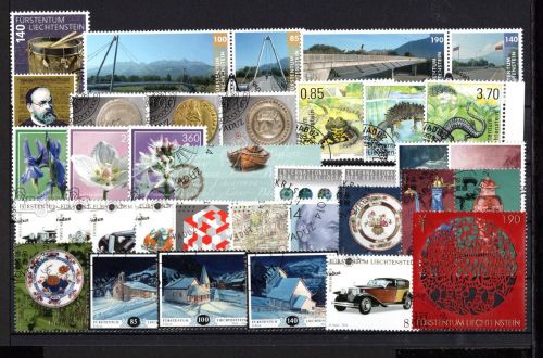 Liechtenstein Jahrgang 2014 gestempelt