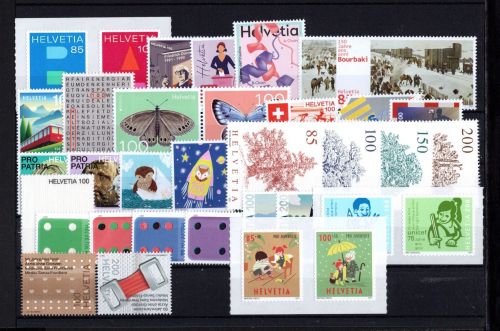Schweiz Jahrgang 2021 gestempelt ohne Block 79 und 81/ MiNr. 2744