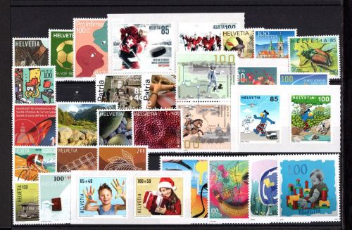 Schweiz Jahrgang 2020 gestempelt ohne MiNr. 2648