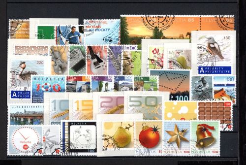 Schweiz Jahrgang 2008 gestempelt