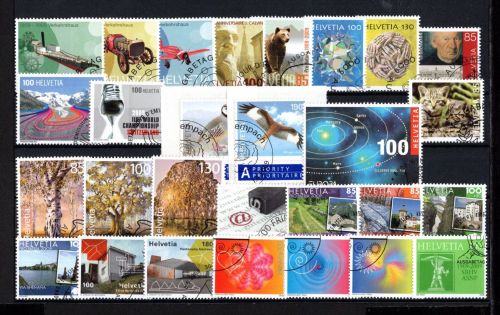 Schweiz Jahrgang 2009 gestempelt