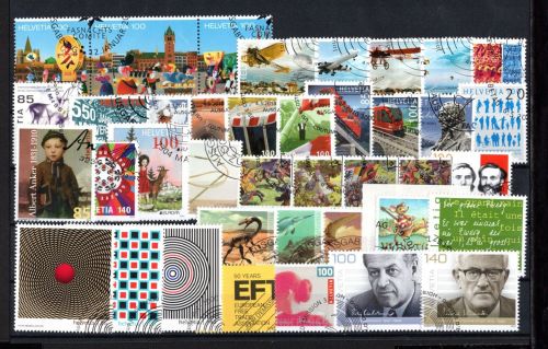 Schweiz Jahrgang 2010 gestempelt