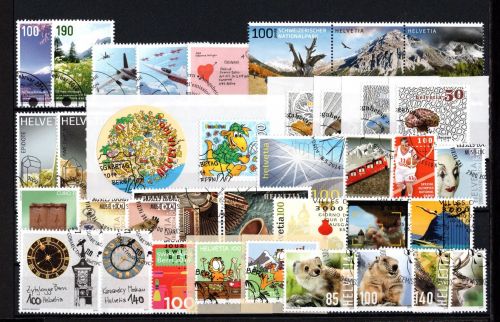 Schweiz Jahrgang 2014 gestempelt