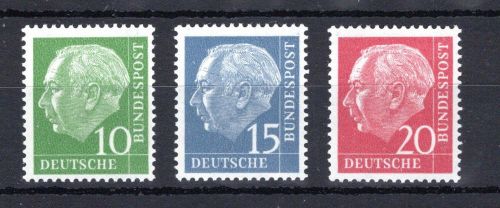 Bund MiNr. 183-158 y R postfrisch Nr. 985, 865, 0190