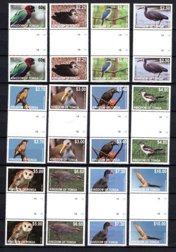 Tonga MiNr. 1754-1876 Zwischensteegpaare Vögel postfrisch Tiere
