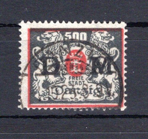 Danzig MiNr. D 39 gestempelt Kurzbefund Soecknick
