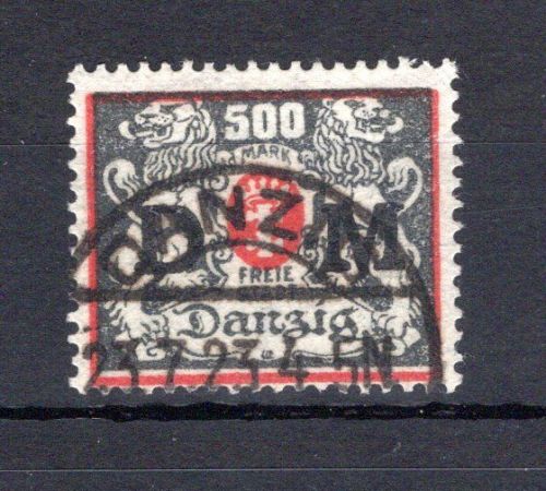 Danzig MiNr. D 39 gestempelt Kurzbefund Soecknick