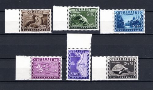 Ecuador MiNr. 1-6 Galapagos-Inseln Tiere, Satz postfrisch Tiere