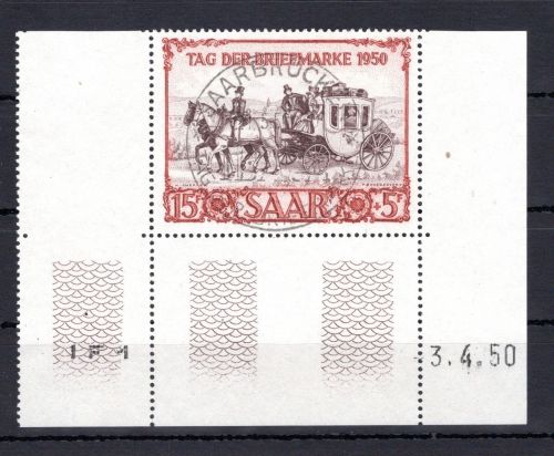 Saarland MiNr. 291 Br Sonderstempel Fotobefund Ney