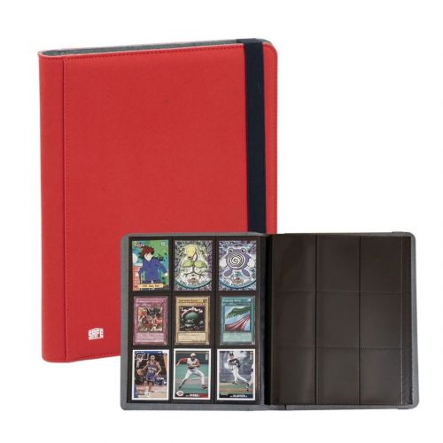 Safe Sammelalbum „Color“ rot für Trading Cards, Spiel/Sportkarten Nr. 700-1 Neu