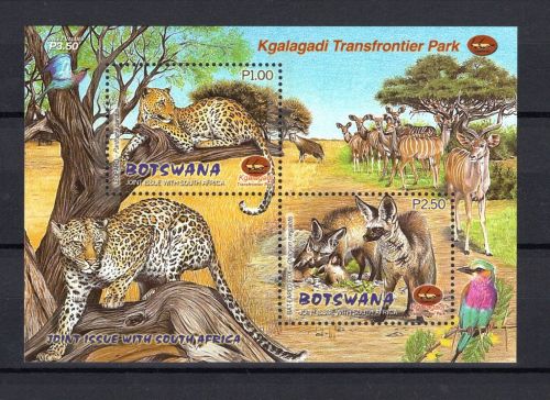 Botswana MiNr. Kgalagadi-Transfrontier-Nationalpark postfrisch Tiere