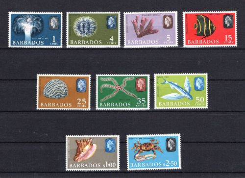 Barbados MiNr. 235-248 Meerestiere Korallen Fische postfrisch Tiere
