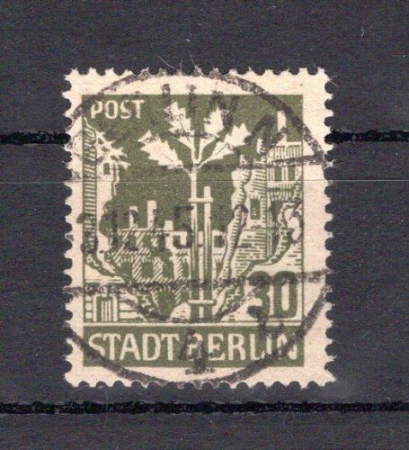 SBZ Berlin Brandenburg MiNr. 7 A b wa z gestempelt geprüft Jasch