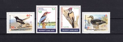 Bangladesch MiNr. 186-189 Vögel postfrisch Tiere