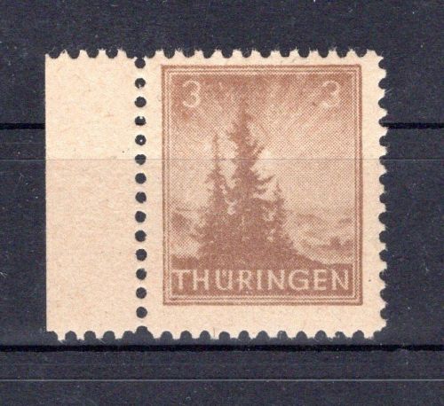 SBZ Thüringen MiNr. 92 A X c t postfrisch Kurzbefund Ströh