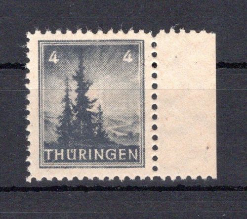 SBZ Thüringen MiNr. 93 A Y a yy postfrisch geprüft Ströh