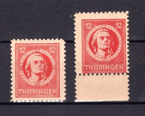 SBZ Thüringen MiNr. 97 A X b t + ba t postfrisch geprüft Ströh