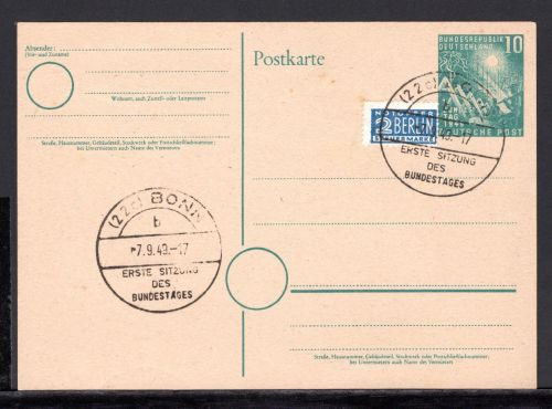 Bund MiNr. 111 Ersttagsbriefe/ FDC mit Sonderstempel