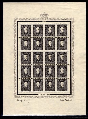 Liechtenstein MiNr. 171 + 256 postfrisch als Kleinbögen mit Mängeln