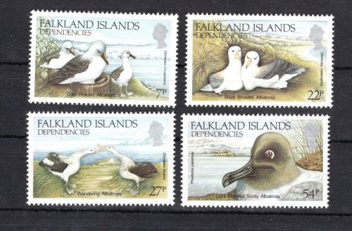 Falkland Inseln MiNr. 129-132 Vögel Albatrosse, Satz postfrisch Tiere