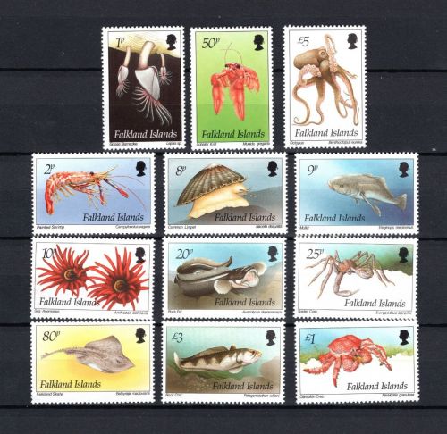 Falkland Inseln MiNr. 608-619 postfrisch Tiere