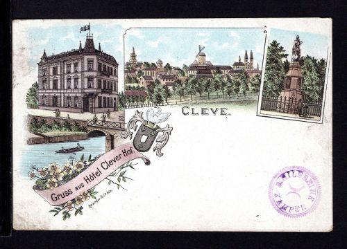 AK Cleve (Kleve) NRW UM 1900 Hotel Clever Hof