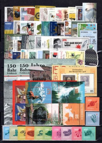 Österreich MiNr. Jahrgang 2022 postfrisch nicht komplett