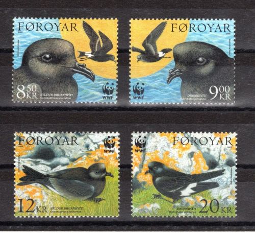 Färöer WWF MiNr. 530-533 Seevögel Möwen 2005, Satz postfrisch Tiere
