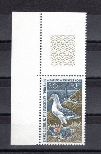 franz. Antarktis Gebiete TERRES MiNr. 41 Albatros Ecke postfrisch Tiere