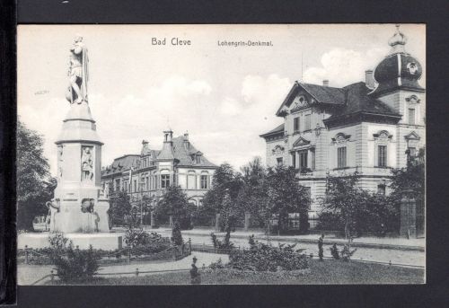 AK Bad Cleve (Kleve) Niederrhein um 1910 Lohengrin-Denkmal