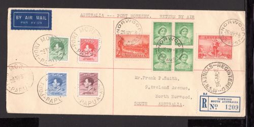 Australien Erstflugbeleg Australien-Papua Neuguinea 26. Mai 1938