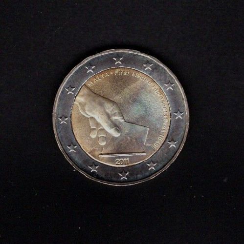 Malta 2011 2 € Wahl der ersten Abgeordneten