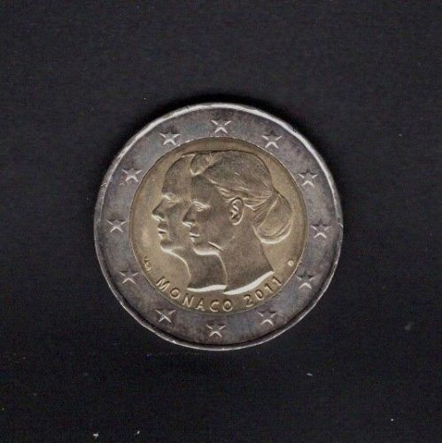 Monaco 2011 2 € Hochzeit Albert + Charlene