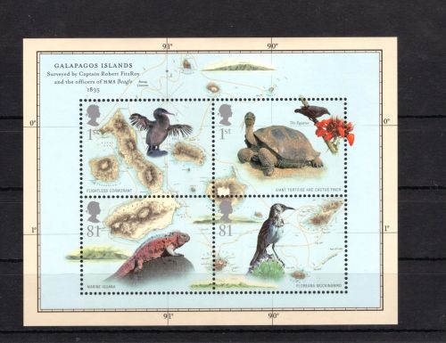 Ecuador Galapagos MiNr. Block 49 Heimische Tiere, Satz postfrisch Tiere